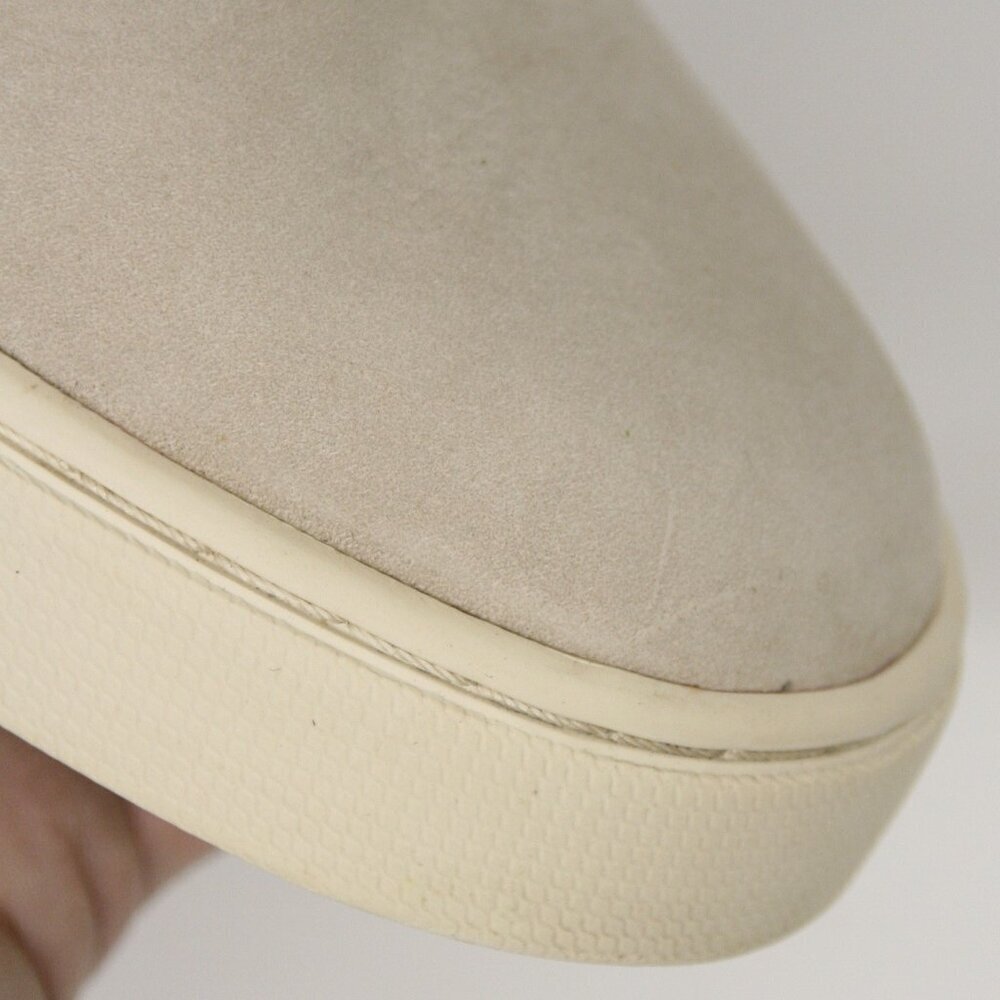 Frye Ivy Suede Leather Slip On Casual Women's Sneakers Shoes Beige Taupe Sz 10 - Picture 14 of 15